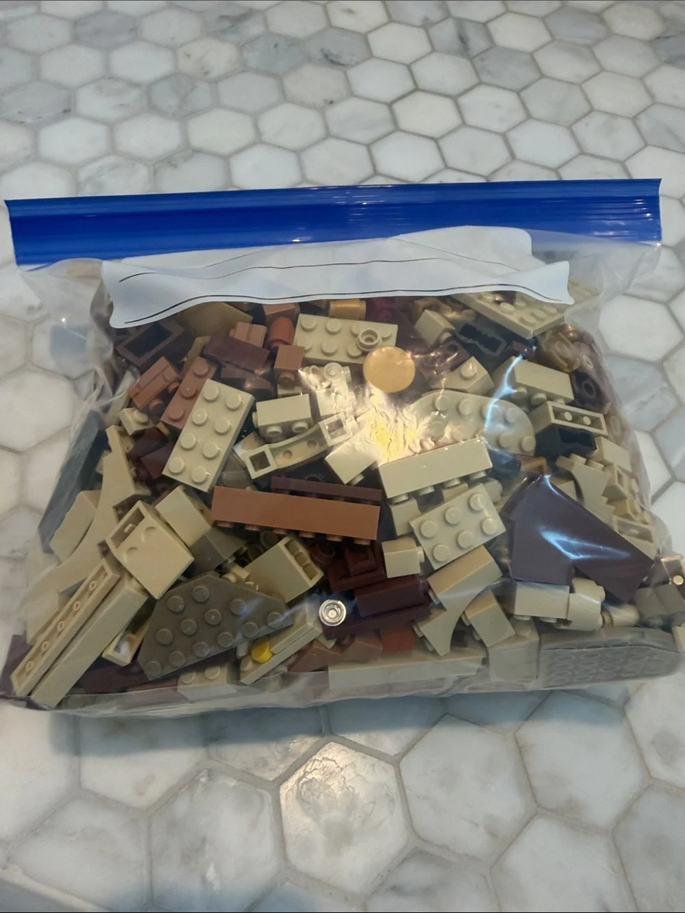 LEGO LOT Miscellaneous Brown & Tan Building Bricks